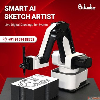 Smart AI Sketch Artist for Events Live Digital Sketch Bot - Book at Low Price in India