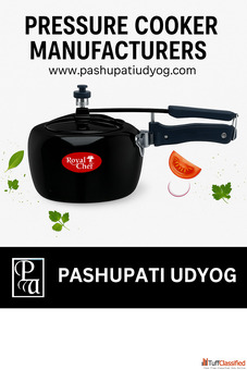 Stainless Steel Pressure Cooker Manufacturers in India - Pashupati Udyog