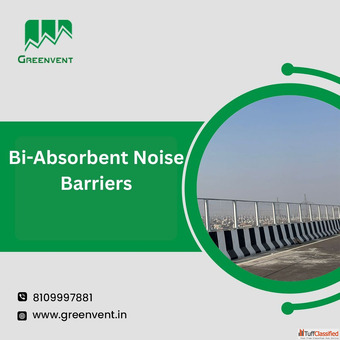 High-Performance Bi-Absorbent Noise Barriers for Sound Control