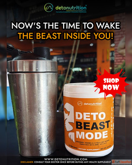 Now's the time to wake the beast inside you - Detonutrition
