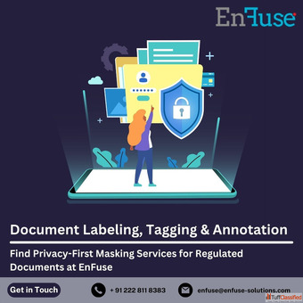 Find Privacy First Masking Services for Regulated Documents at EnFuse