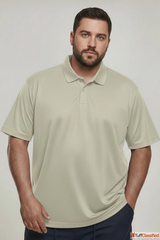 Smart Tech Polo Plus Size Innovative Design Modern Fit All-Day Comfort