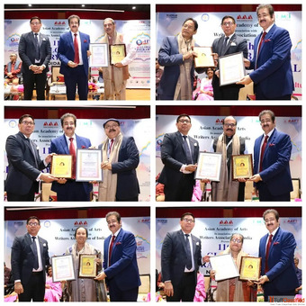 6th Suraj Parkash Marwah Sahitya Ratan National Awards Presented at 11th Global Literary Festival No