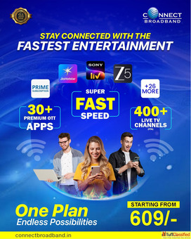 Affordable FTTH Broadband Plans in Amritsar Connect Broadband