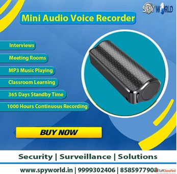 Mini Audio Recorder Hidden Voice Recorder in Karnataka SpyWorld