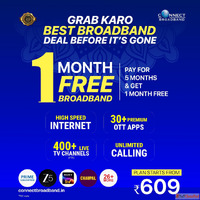Fastest Internet in Chandigarh - Connect Broadband FTTH Plan...