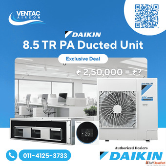Daikin 8.5 Ducted PA Unit for Offices