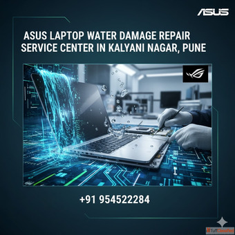 Asus Laptop Water Damage Repair Service Center in Kalyani Nagar Pune