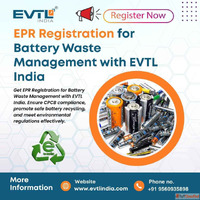 EPR Registration for Battery Waste Management EVTL India