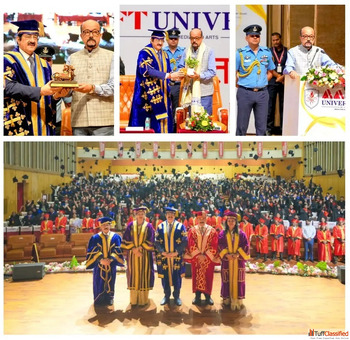 Governor H.E. Ramen Deka Presides Over a Grand and Global AAFT University Convocation 2025 at Raipur