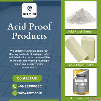 Leading Acid Proof Flooring Products Manufacturers and Suppliers - Refmon Industries