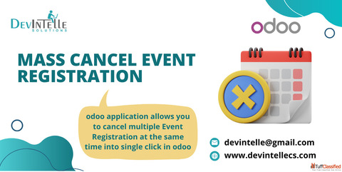 Mass Cancel Event Registration in Odoo