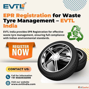EPR Registration for Waste Tyre Management - EVTL India