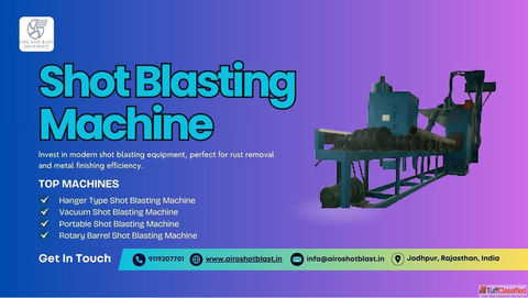 Upgrade Your Workshop with the Latest Shot Blasting Machine