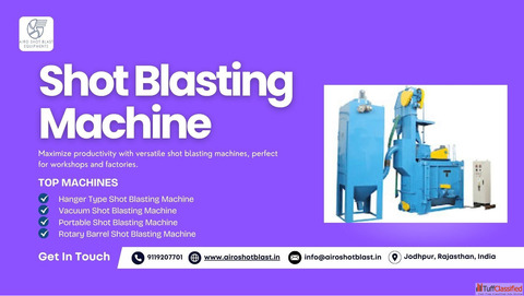 Buy the Best Shot Blasting Machine in Jodhpur - Airo Shot Blast Equipments