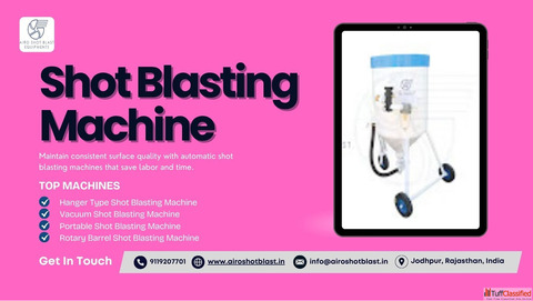 Buy the Best Shot Blasting Machine in Jodhpur - Airo Shot Blast Equipments