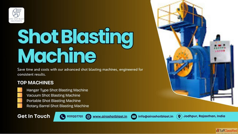Trusted Shot Blasting Machine Manufacturer - Airo Shot Blast Equipments
