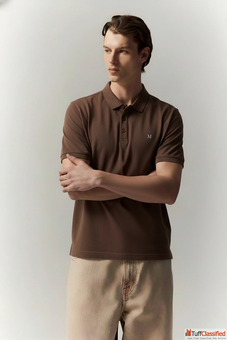 Brown Duracool Polo Cool Style Meets Everyday Performance