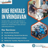 Two-Wheeler Rentals in Vrindavan - Yatra Bike