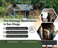 Fire Damage Restoration in San Diego National City CA