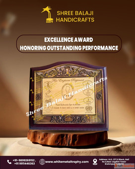 Wooden Trophy Supplier in Delhi NCR - Shree Balaji Handicrafts