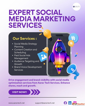 Expert Social Media Marketing Services by Aarav Tech Services