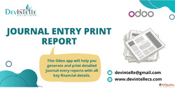 Journal Entry Print Report in Odoo