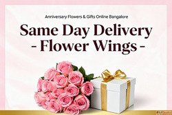 Anniversary Flowers Gifts Online Bangalore Same Day Delivery...