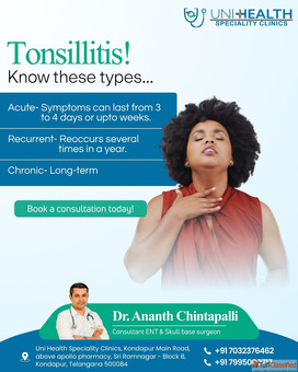 Dr Ananth Chintapalli Best ENT surgeon in Kondapur Hyderabad