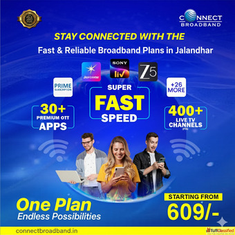 Connect Broadband Jalandhar - Fast WiFi Fiber Broadband Solutions