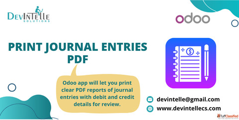 Print Journal Entries PDF in Odoo