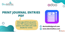 Print Journal Entries PDF in Odoo