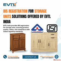 BIS Registration for Storage Units Solutions by EVTL India