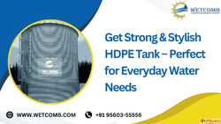 Get Strong Stylish HDPE Tank - Perfect for Everyday Water Ne...