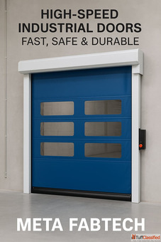 High-Speed Industrial Doors - Fast Safe Durable Meta Fabtech