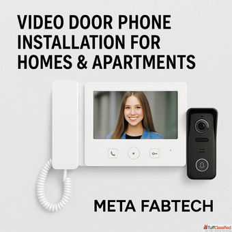Video Door Phone Installation for Homes Apartments - Meta Fabtech