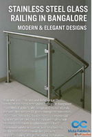 Stainless Steel Glass Railing in Bangalore - Modern Elegant ...