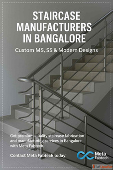 Staircase Manufacturers in Bangalore - Custom MS SS Modern Designs