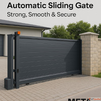 Automatic Sliding Gate - Strong Smooth Secure Meta Fabtech