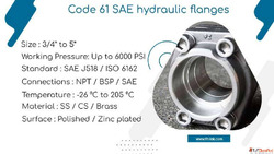 ISO 6162 sae flanges manufacturer in India