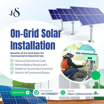 On-Grid Solar Installation by Jaikisaan Solar