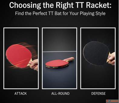 Choosing the Right TT Racket Find the Perfect TT Bat for Your Playing Style