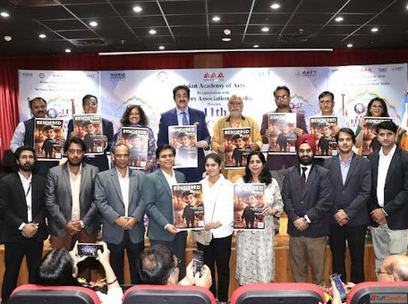 Poster of "Rendered Pixels" - E-Magazine of AAFT School of Animation Released During 11th 