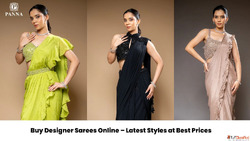 Buy Designer Sarees Online at Thepannashop - Premium Ethnic ...