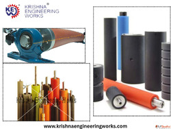 Durable Rubber Rollers for Printing Packaging Textile Units