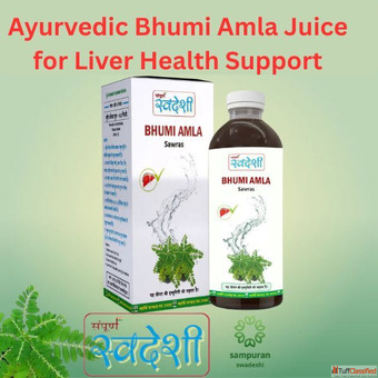 Ayurvedic Bhumi Amla Juice for Liver Health Support
