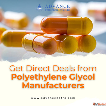 Direct Deals from Polyethylene Glycol Manufacturers