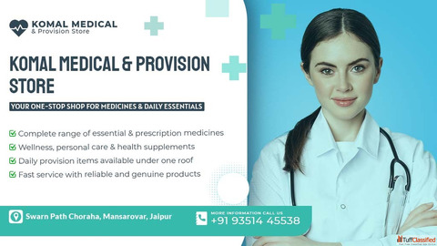 Reliable Medical Store Pharmacy in Mansarovar - Your Nearby Health Partner