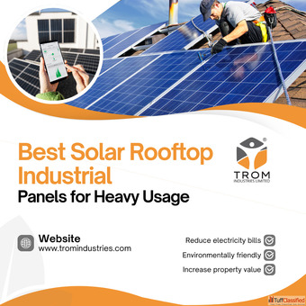 Best Solar Rooftop Industrial Panels for Heavy Usage