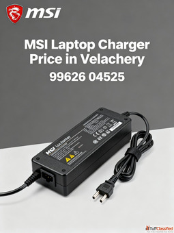 MSI Laptop Charger Price in Velachery